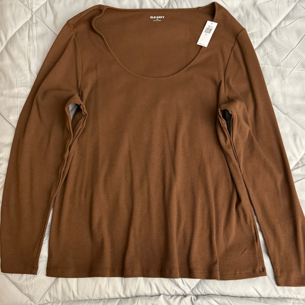 Old Navy Brown Long Sleeve Shirt